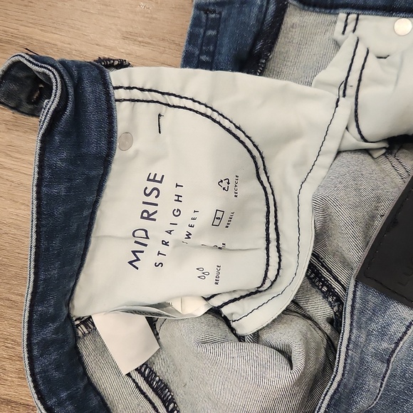 Lucky Mid Rise Straight Jeans - Picture 3 of 4